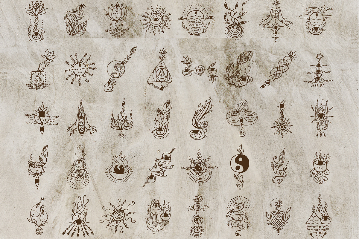 Living Vibes . 88 illustrations, an Outline Icon by EYWA ART (Photo 4 of 6)