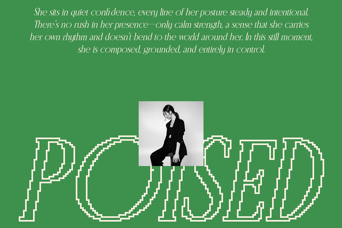 CS Rottage Pixel, a Serif Font by Craft Supply Co. (Photo 7 of 8)