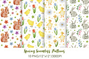 Watercolor Spring Collection., an Animal Illustration by Kira Konoshenko (Thumbnail 9 of 21)