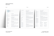 Creative Modern Resume Template, a Resume Template by GraphicFlava (Thumbnail 3 of 8)