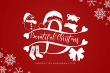 Beautiful Christmas Monogram