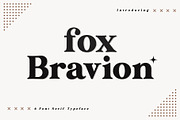 Fox Bravion, a Serif Font by Fox7 By Rattana (Thumbnail 1 of 16)
