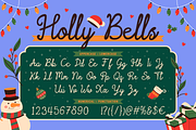HollyBells – Christmas Sans & Script, a Sans Serif Font by Burntilldead (Thumbnail 6 of 12)