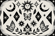 Mystic Moon and Nature Bundle, an Illustration by Creativeshirt (Thumbnail 3 of 9)