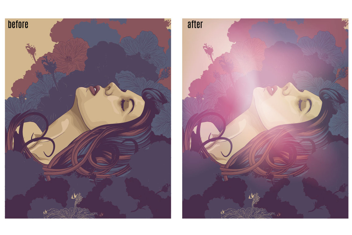 Vector Light Leaks, a Texture Graphic by Transfuchsian (Photo 2 of 4)