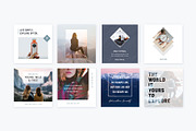 Instagram Posts Mountains | CANVA, a Social Media Template by Poego Social (Thumbnail 4 of 8)