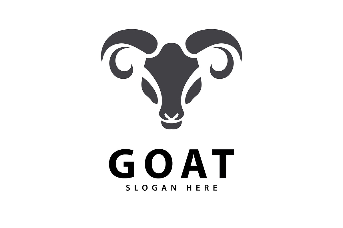Goat Logo and symbol vector icon, a Graphic by T.Vooka (Photo 1 of 3)