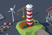 Roads, Rooftop & Street Elements, an Architecture 3D Model by multimedia4ds (Thumbnail 12 of 13)