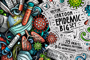 Epidemic Doodle Big Pack, a Healthcare Illustration by BALABOLKA (Thumbnail 1 of 12)