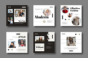 Modern Chic Fashion Social Media, a Social Media Template by MightyDesign (Thumbnail 1 of 8)