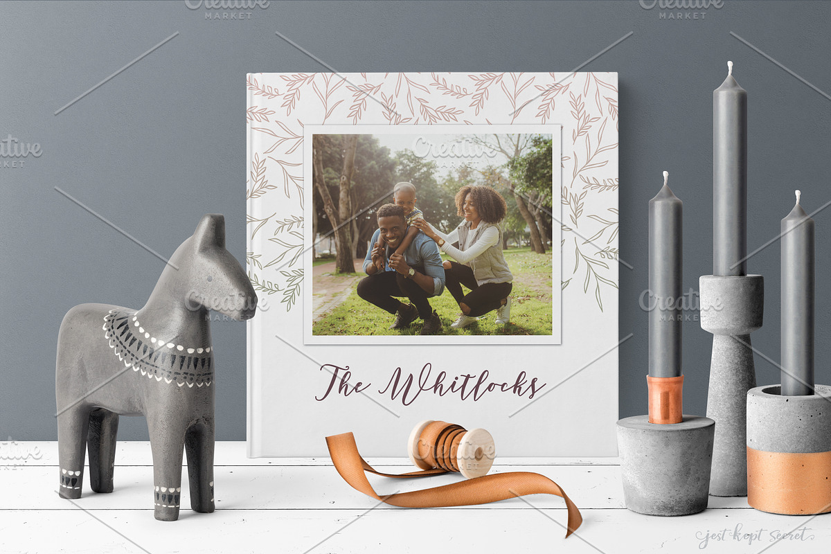 12x12 Family Photobook Template, a Templates & Theme by Jest Kept Secret (Photo 1 of 6)