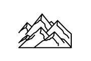 50 Mountain Landscape Silhouette Bun, an Illustration by Designer_Momina (Thumbnail 29 of 51)