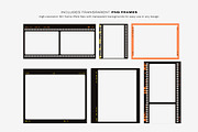 Analog Film Strip Frame Template Set, a Mockup by DesignerCandies (Thumbnail 12 of 13)