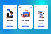 3D Job and Career Icon Set, a Characters & Person 3D Model by Flat Icons (Thumbnail 5 of 8)