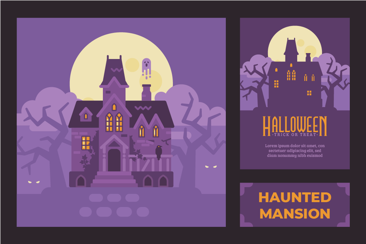 Haunted houses illustrations, an Illustration by Ivan Dubovik (Photo 4 of 5)