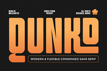 Qunko - Condensed Sans