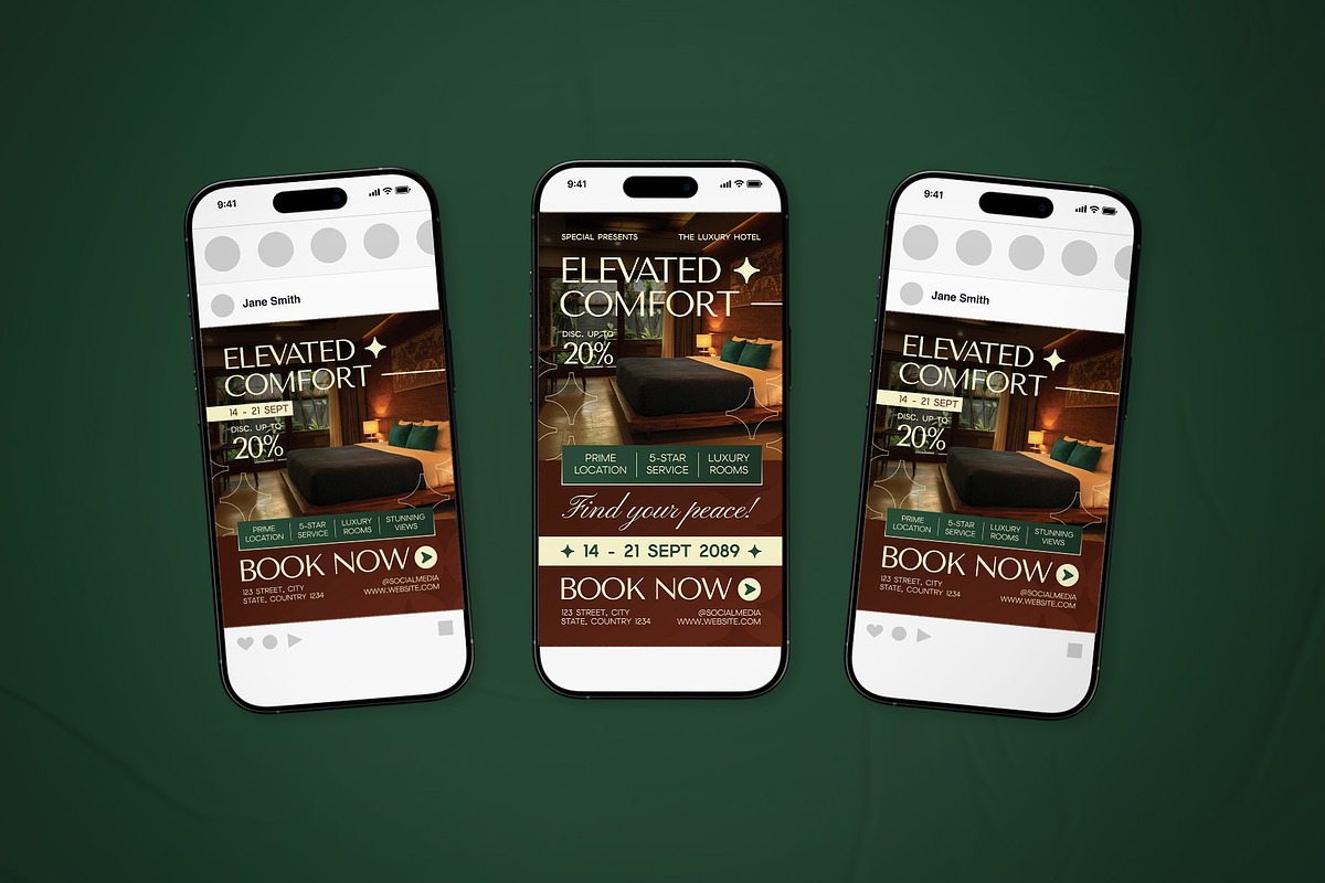 Hotel Promotion Flyer Set, a Flyer Template by The Good Store (Photo 2 of 2)