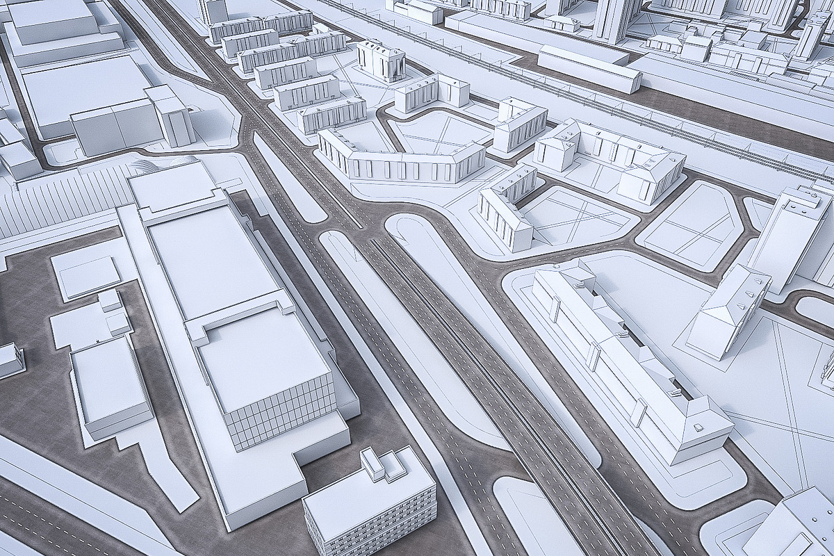 Residential and Industrial UrbanArea, an Architecture 3D Model by 3DNUTS (Photo 19 of 21)