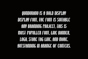 Qundurano - Sport Font, a Sans Serif Font by Iqsiart Studio (Thumbnail 3 of 6)