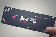 PINK DREAM ticket template, a Card Template by Tzochko (Thumbnail 4 of 5)
