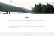 Minlight - Minimal Creative Theme, a HTML Template by valthemes (Thumbnail 3 of 7)