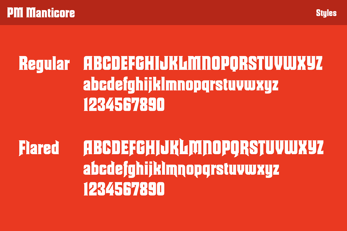 Manticore Gothic Horror Fantasy Font, a Serif Font by Paper Moon Graphic Supply (Photo 3 of 8)