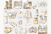 Sick Day Clipart | Cozy Home Medical, a Healthcare Illustration by GlamArtZhanna (Thumbnail 7 of 8)