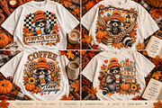 Fall Raccoon 16 PNG Cute Designs, an Animal Illustration by ElDesignState (Thumbnail 3 of 21)