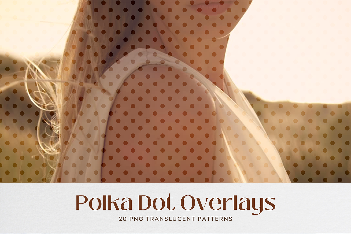 Polka Dot Translucent Photo Overlays, a Texture Graphic by Keikoya (Photo 7 of 10)