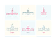 150+ World Capitals Illustration, a Decorative Illustration by Creative Stall (Thumbnail 4 of 5)