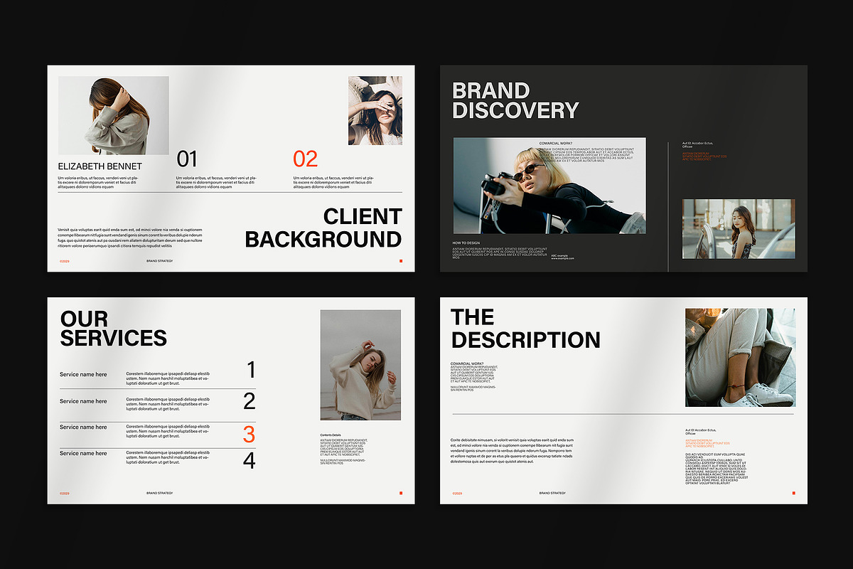 Brand Strategy Presentation Template, a Presentation Template by Oriofix (Photo 6 of 9)