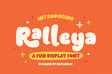 Ralleya Fun Display Font