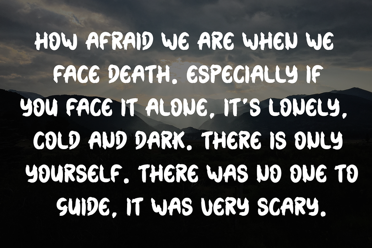 Haunted Nights | Script Font, a Script Font by Scratchones (Photo 6 of 8)