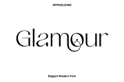 Glamour - Elegant Display Font, a Sans Serif Font by Luna Shop (Thumbnail 1 of 9)