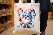 Christmas Candy Cane Icing Gnome, a Seasonal Illustration by Rose Art (Thumbnail 5 of 7)