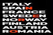 Nero - Ultra Wide Display, a Sans Serif Font by HipFonts (Thumbnail 6 of 7)