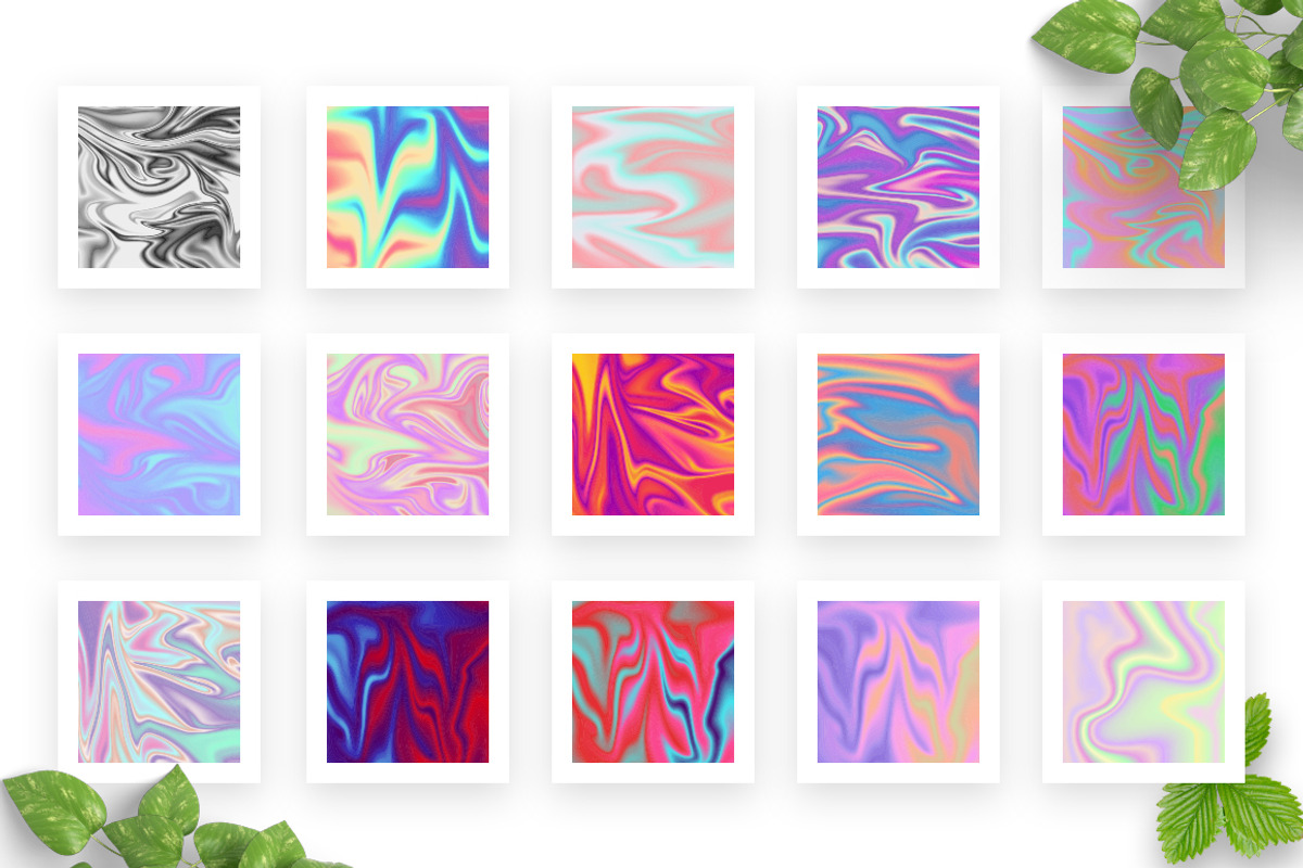 50 Holographic Backgrounds, a Texture Graphic by VitalexStudio (Photo 5 of 10)