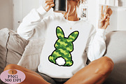 Camouflage Easter Bunny PNG, an Illustration by Daily.Designs (Thumbnail 2 of 5)