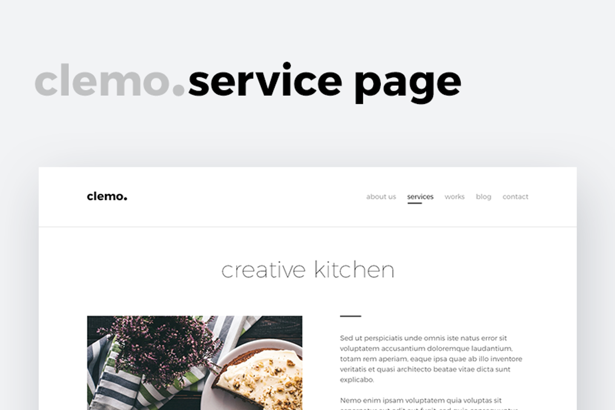 Clemo - Multipurpose PSD Template, a Websites & App Template by uispot (Photo 5 of 10)