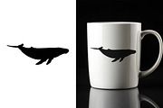Whale Silhouette Vector Set Humpback, an Animal Illustration by Unique Design Team (Thumbnail 2 of 5)