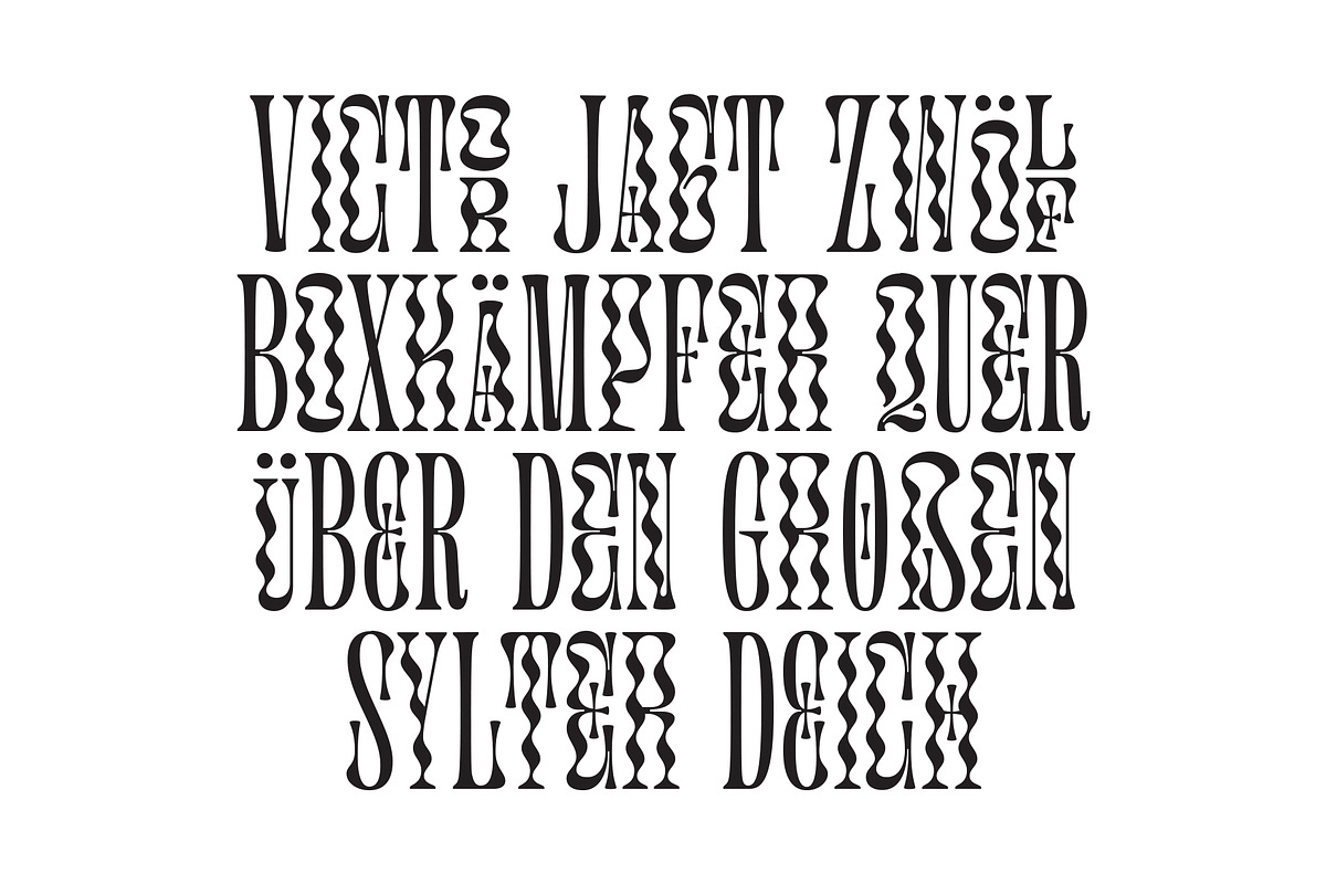 Glassure Typeface version 1.0 preview 3