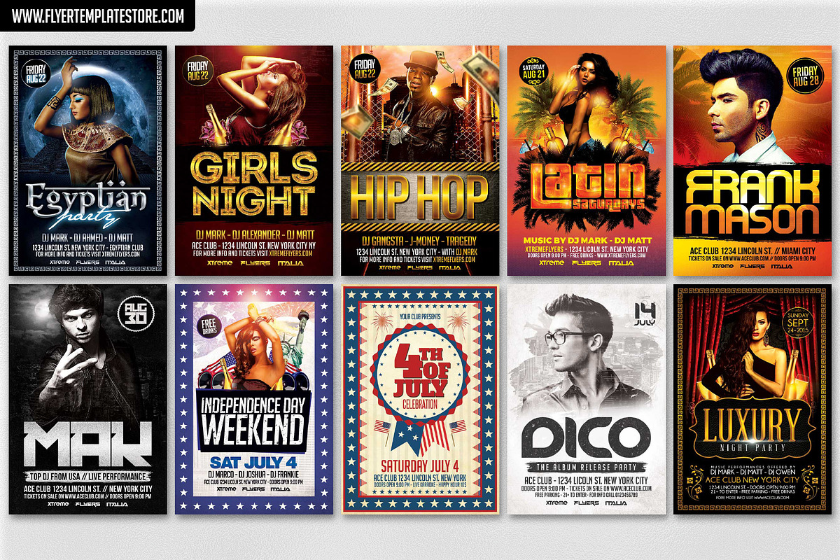200 Flyer Templates Bundle 98% OFF !, a Flyer Template by XtremeFlyers (Photo 16 of 22)
