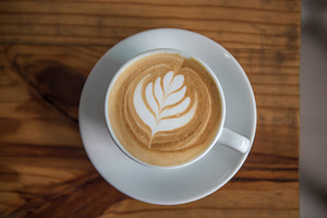 Latte art coffee featuring latte, coffee, and art