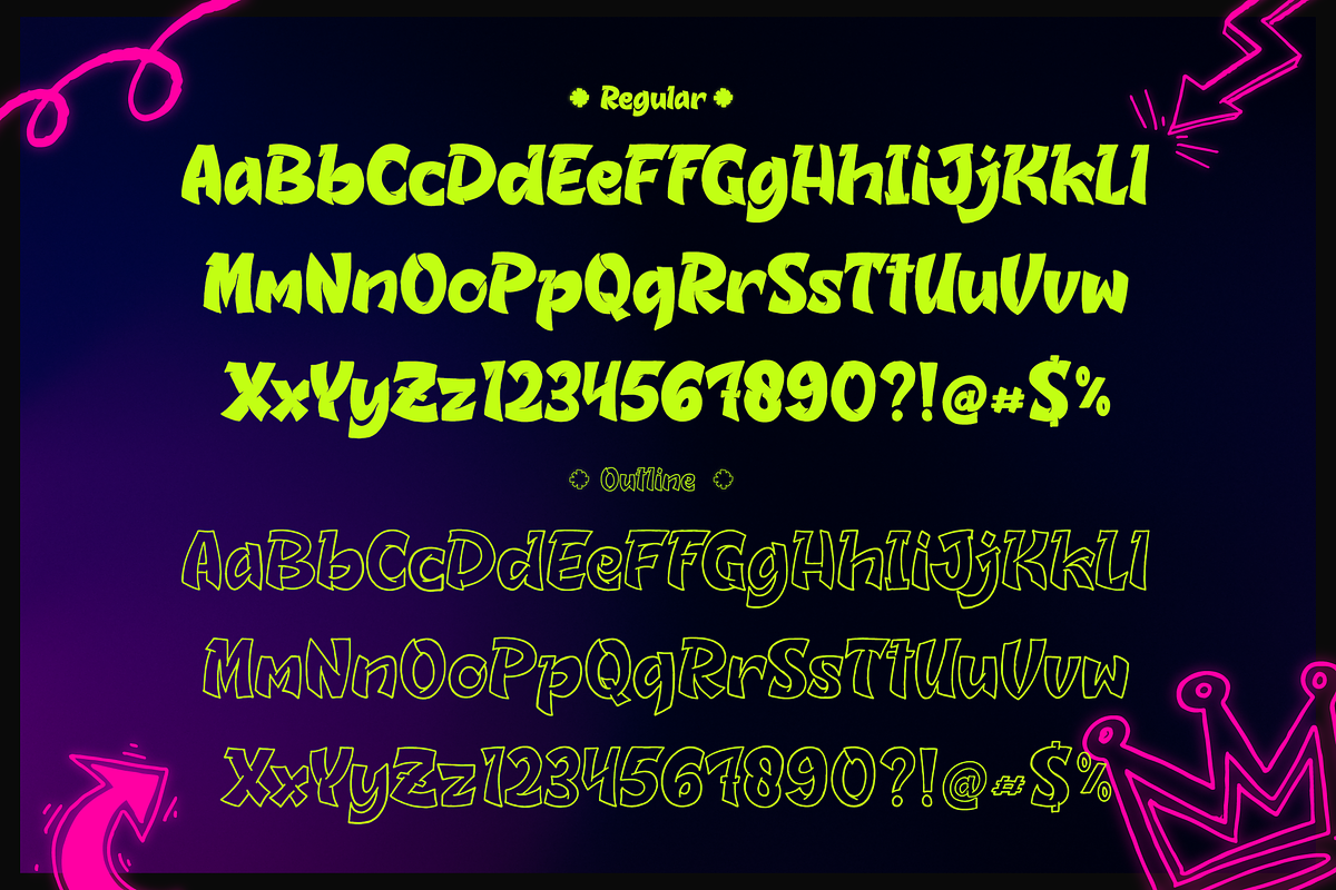 Bling Nioh | Graffiti Typeface, a Handwritten Font by gracetype_studio (Photo 10 of 12)