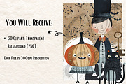 Whimsical Haunts: Cute Halloween, a Person Illustration by NiiiNArt (Thumbnail 3 of 6)