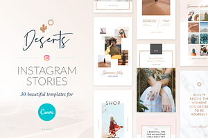 Instagram Stories Deserts | CANVA