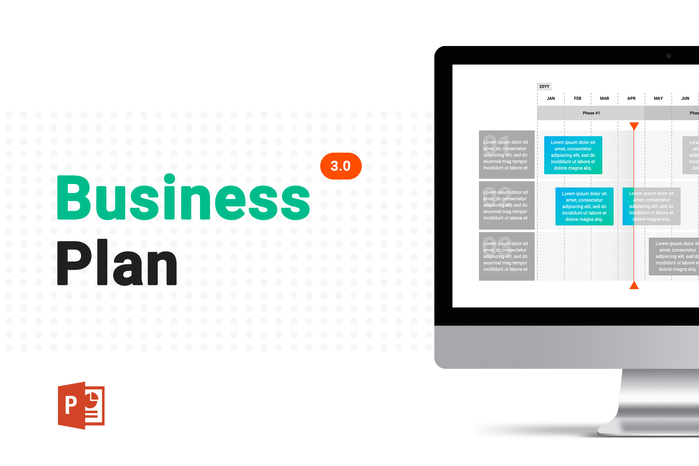 Business Plan 3.0 PowerPoint, a Presentation Template by HiSlide.io
