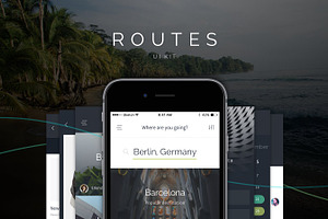 Routes iOS UI Kit
