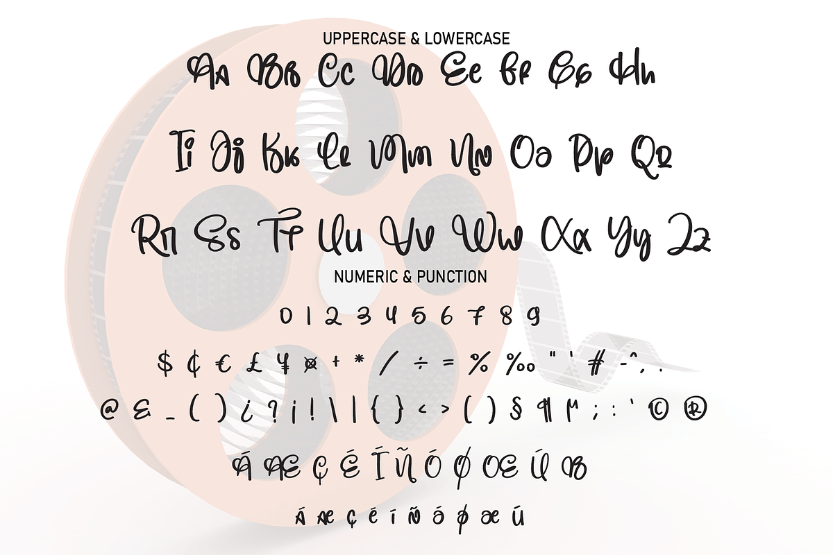 Hollywood | Script Font, a Script Font by Scratchones (Photo 3 of 8)