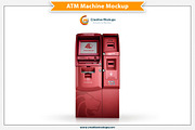 ATM Machine Mockup, a Merchandise Mockup by Plus Media (Thumbnail 1 of 3)